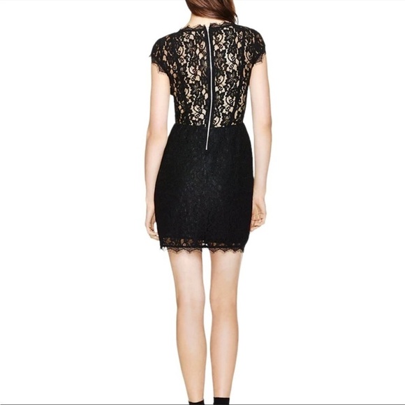 Aritzia Babaton Black Tobias Lace Mini Dress - Picture 3 of 12